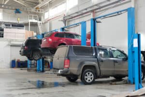 Vehicles in Repair Shop - auto body repair idaho falls
